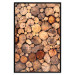 Wall Poster Tree Interior - texture of wood grain in various sizes 124491 additionalThumb 16