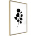 Wall Poster Noble Branch - black plant pattern on a contrasting white background 125091 additionalThumb 8