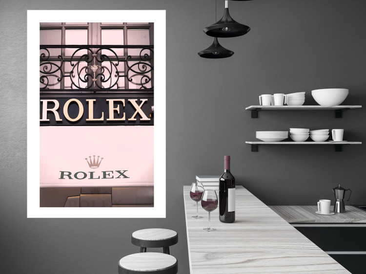 Poster Rolex - company name with watches on building architecture with ornaments 125791 additionalImage 4