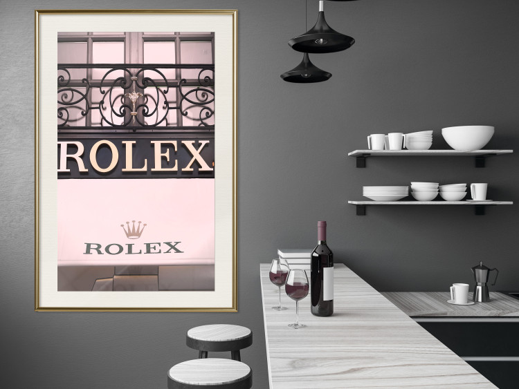 Poster Rolex - company name with watches on building architecture with ornaments 125791 additionalImage 21