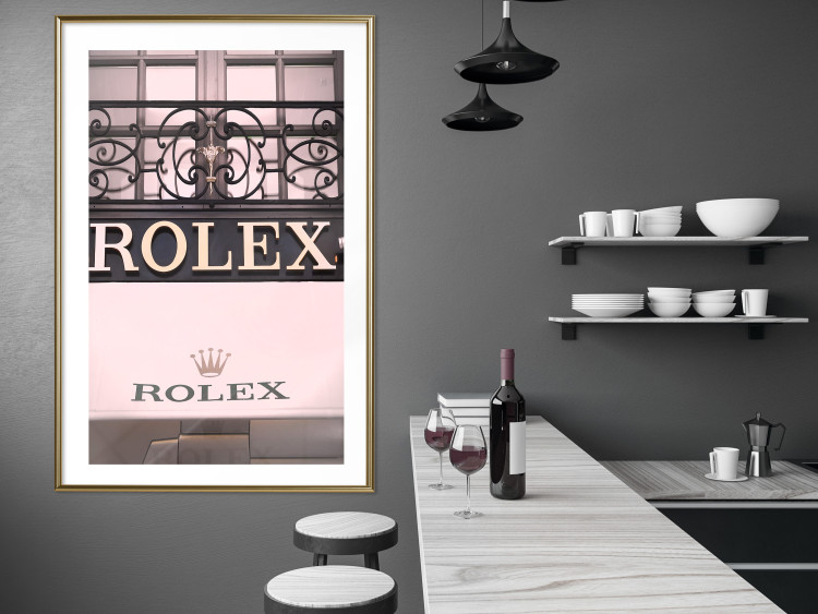 Poster Rolex - company name with watches on building architecture with ornaments 125791 additionalImage 13