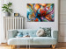 Canvas Print Abyss of Colors (1-part) wide - colorful artistic abstraction 127291 additionalThumb 3