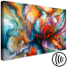 Canvas Print Abyss of Colors (1-part) wide - colorful artistic abstraction 127291 additionalThumb 6