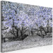 Canvas Blooming Magnolias - magnolia trees with flowers in shades of violet 128791 additionalThumb 2