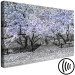 Canvas Blooming Magnolias - magnolia trees with flowers in shades of violet 128791 additionalThumb 6