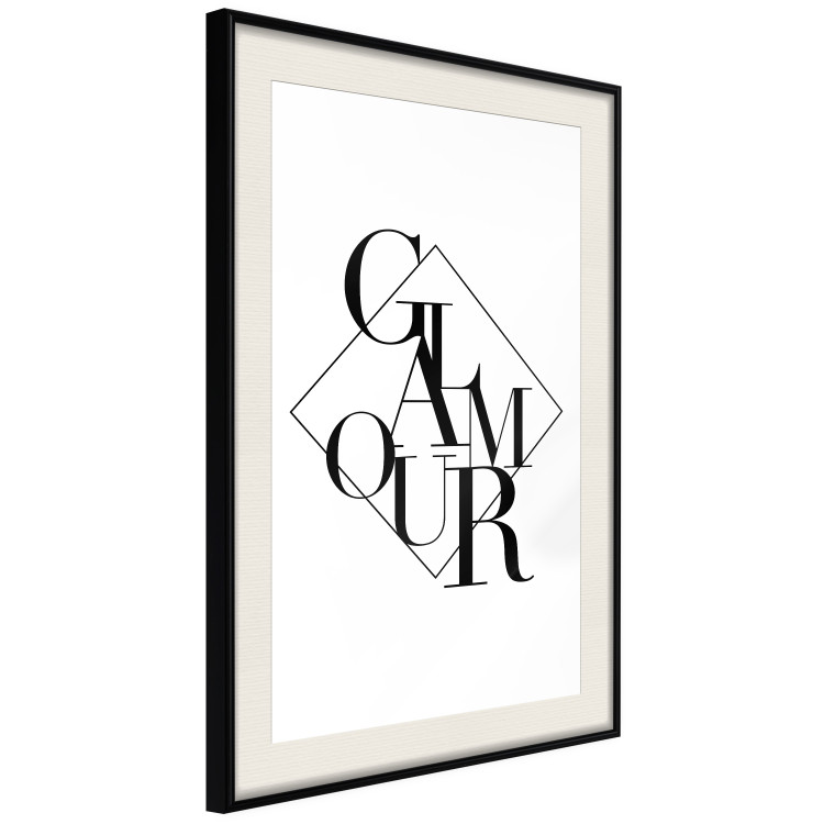 Wall Poster Glamour - English text inside a geometric figure 129591 additionalImage 2