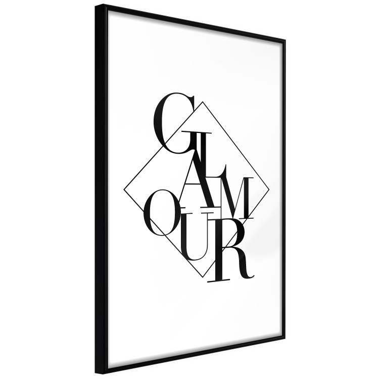 Wall Poster Glamour - English text inside a geometric figure 129591 additionalImage 11