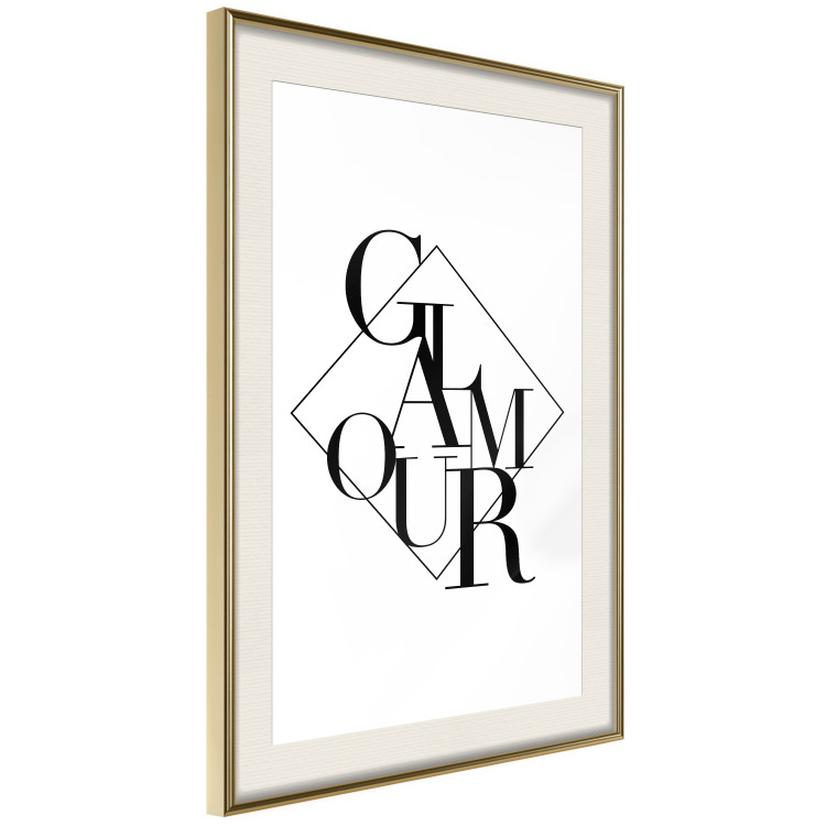 Wall Poster Glamour - English text inside a geometric figure 129591 additionalImage 3