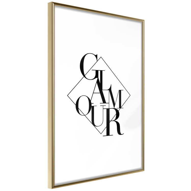 Wall Poster Glamour - English text inside a geometric figure 129591 additionalImage 9