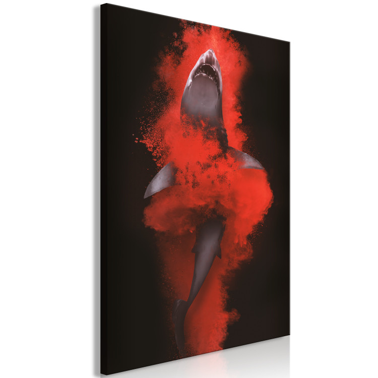 Canvas Art Print King of Oceans (1-piece) Vertical - abstract brutal animal 129791 additionalImage 2
