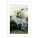 Poster Morning Chill - landscape of trees surrounded by dense fog against the sky 130291 additionalThumb 17