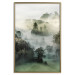 Poster Morning Chill - landscape of trees surrounded by dense fog against the sky 130291 additionalThumb 25