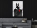 Poster Doberman in a Suit - an abstract black dog on a brick wall 130791 additionalThumb 9