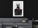Poster Doberman in a Suit - an abstract black dog on a brick wall 130791 additionalThumb 18