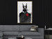 Poster Doberman in a Suit - an abstract black dog on a brick wall 130791 additionalThumb 10