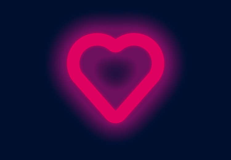 Poster All You Need Is Love - pink neon English texts and hearts 131991 additionalImage 12