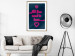 Poster All You Need Is Love - pink neon English texts and hearts 131991 additionalThumb 15