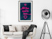 Poster All You Need Is Love - pink neon English texts and hearts 131991 additionalThumb 24