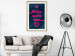 Poster All You Need Is Love - pink neon English texts and hearts 131991 additionalThumb 22