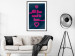 Poster All You Need Is Love - pink neon English texts and hearts 131991 additionalThumb 23