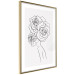 Wall Poster Fantasy Roses - fantasy line art of a woman with flowers on her head 132091 additionalThumb 7