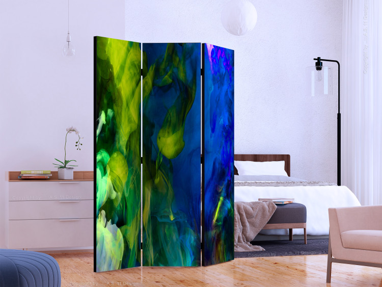 Room Separator Colorful Flames II (3-piece) - colorful abstract composition 132691 additionalImage 2