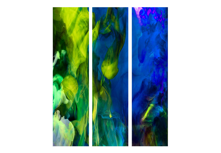 Room Separator Colorful Flames II (3-piece) - colorful abstract composition 132691 additionalImage 3