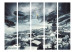 Folding Screen Winter in Riga II (5-piece) - snowy landscape of architecture and mountains 133091 additionalThumb 3