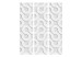 Room Separator Gray Spirals (3-piece) - simple composition in twisted pattern 133191 additionalThumb 3