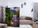 Room Separator Reggae Falls - summer landscape of a large waterfall against mountains and forest 134091 additionalThumb 4