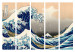 Folding Screen The Great Wave off Kanagawa II (5-piece) - sea in an oriental style 134291 additionalThumb 7