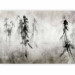 Photo Wallpaper Abstraction - motif of painted black trees on a stained sheet of paper 134591 additionalThumb 5