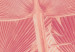 Canvas Pink palm - overexposed image of palm leaves in pink 134991 additionalThumb 5
