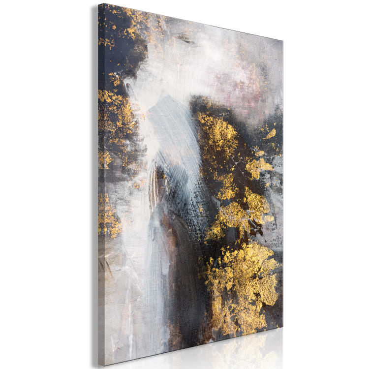 Canvas Golden Fleece (1-piece) Vertical - modern abstract texture 135691 additionalImage 2