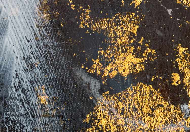 Canvas Golden Fleece (1-piece) Vertical - modern abstract texture 135691 additionalImage 5