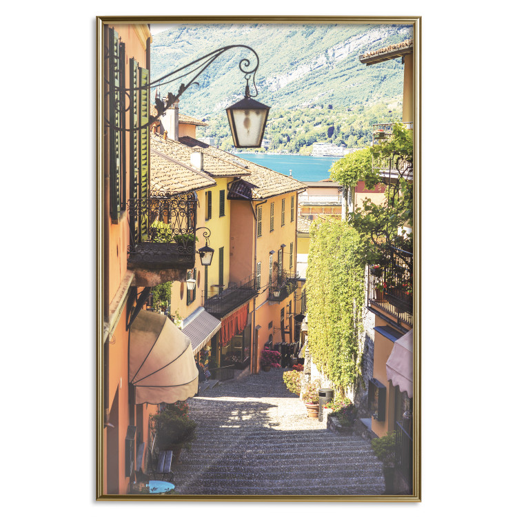Wall Poster Sunny Waterfront - warm landscape of Italian architecture 135891 additionalImage 16