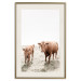 Poster Mother and Calf - domestic animals against a rural landscape 137691 additionalThumb 2
