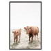 Poster Mother and Calf - domestic animals against a rural landscape 137691 additionalThumb 6