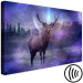 Canvas Print Good Spirit (1-piece) wide - deer and inscriptions on violet background 138591 additionalThumb 6