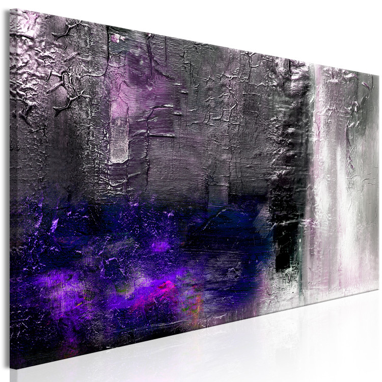 Canvas Print Element of Happiness (1-piece) Narrow - abstraction with a hint of purple 138791 additionalImage 2