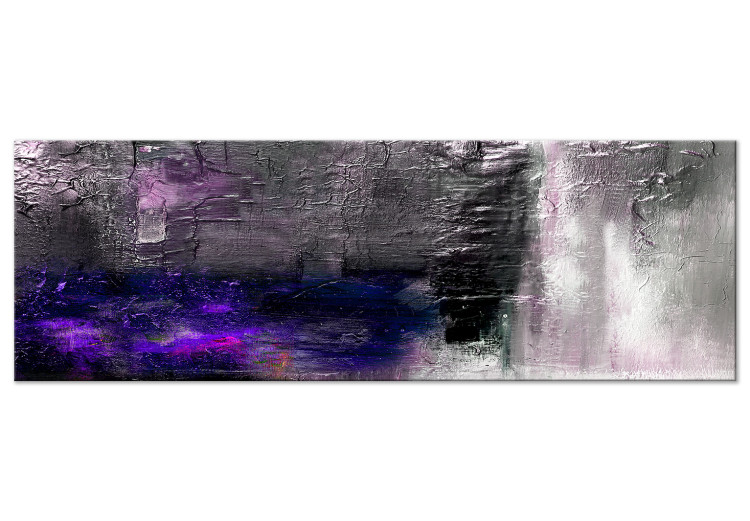 Canvas Print Element of Happiness (1-piece) Narrow - abstraction with a hint of purple 138791