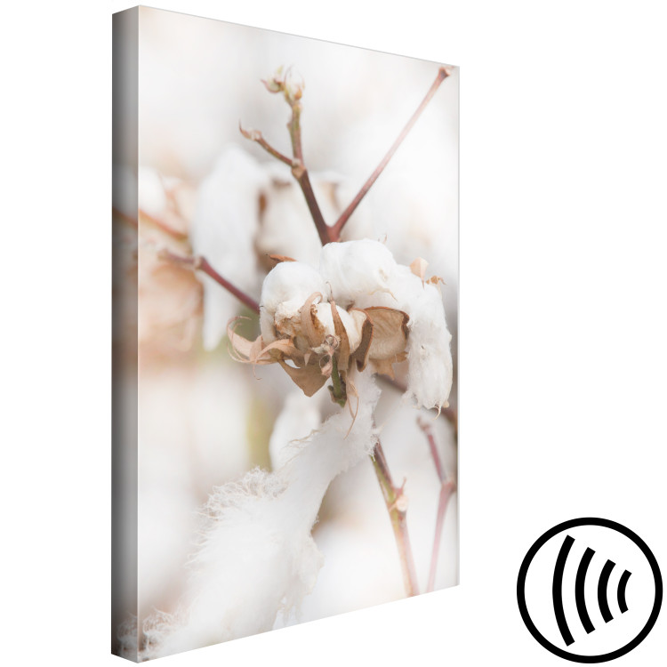 Canvas Cotton Twigs - Natural Photo of a Plant in the Style of a Boho 146391 additionalImage 6