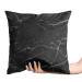 Decorative Velor Pillow Scratches on marble - a graphite pattern imitating the stone surface 147091 additionalThumb 2
