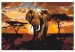 Paint by Number Kit Elephant Trek - African Landscape at Sunset 149791 additionalThumb 6