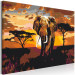 Paint by Number Kit Elephant Trek - African Landscape at Sunset 149791 additionalThumb 4