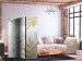 Folding Screen Spring Abstraction - Leaves and Flowers With Gold Elements [Room Dividers] 150991 additionalThumb 4