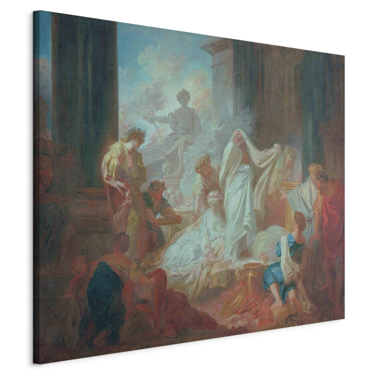 Reproduction Painting Le Grand-Prêtre Corésus se sacrifie pour sauver Callirhoe 153091 additionalImage 2