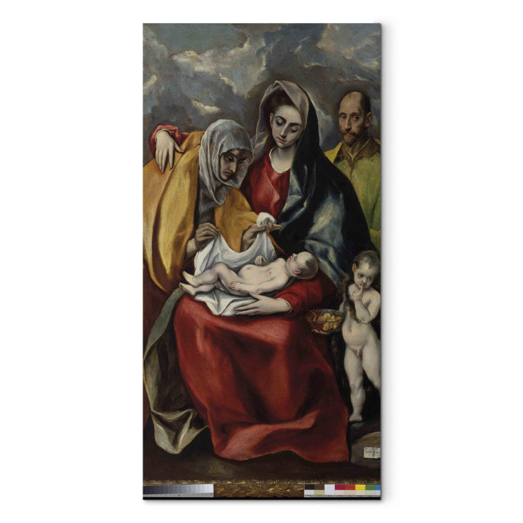 Reproduction Painting The Holy Family with Saint Elisabeth (or Anna) and the boy St.John 155691 additionalImage 7