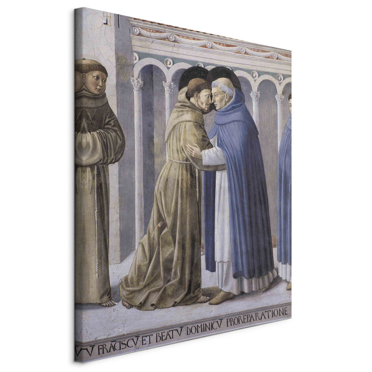 Art Reproduction The meeting of the two founders of an order St. Francis of Assisi and Dominic in Rome 156791 additionalImage 2