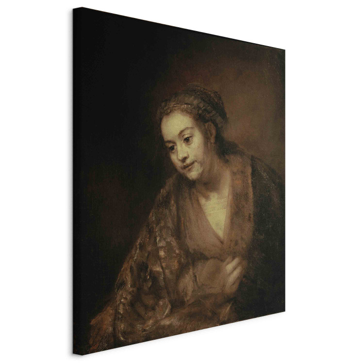 Art Reproduction Rembrandt, Halbfigur einer Frau 157191 additionalImage 2